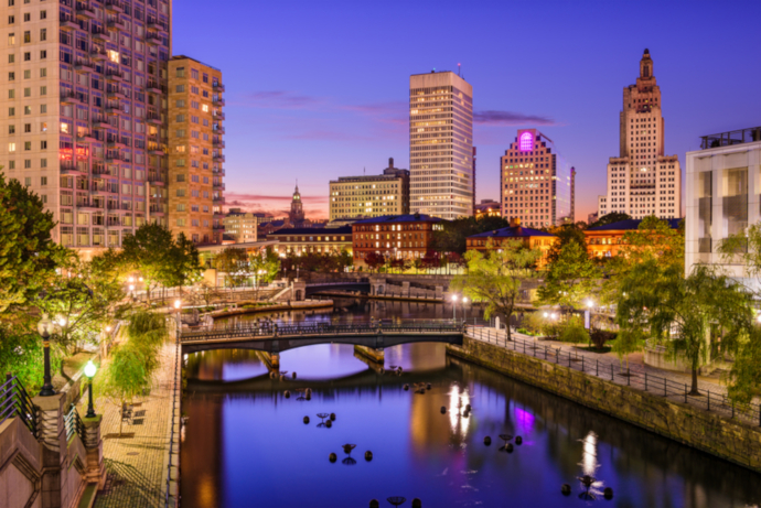 Providence Airport is the main international airport of Rhode Island state.